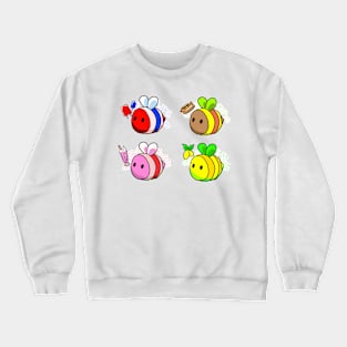 Full Set of Summer Treats Bees 2 Crewneck Sweatshirt